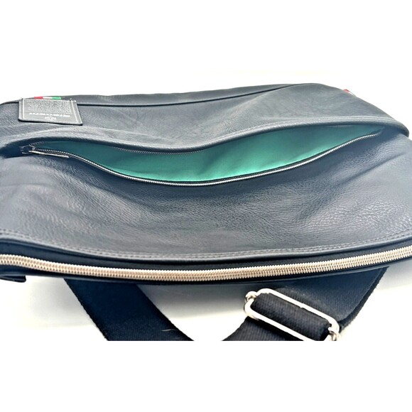 Bianchi Shoulder Bag 2Way TBPI-03 Black A4 Celeste Bicycle Crossbody Travel Bag - Picture 11 of 16